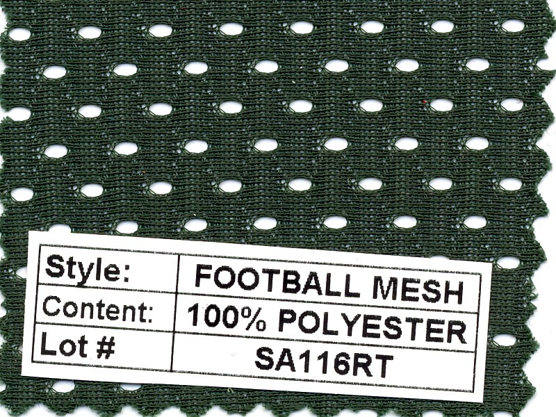 Football Mesh 100% Polyester